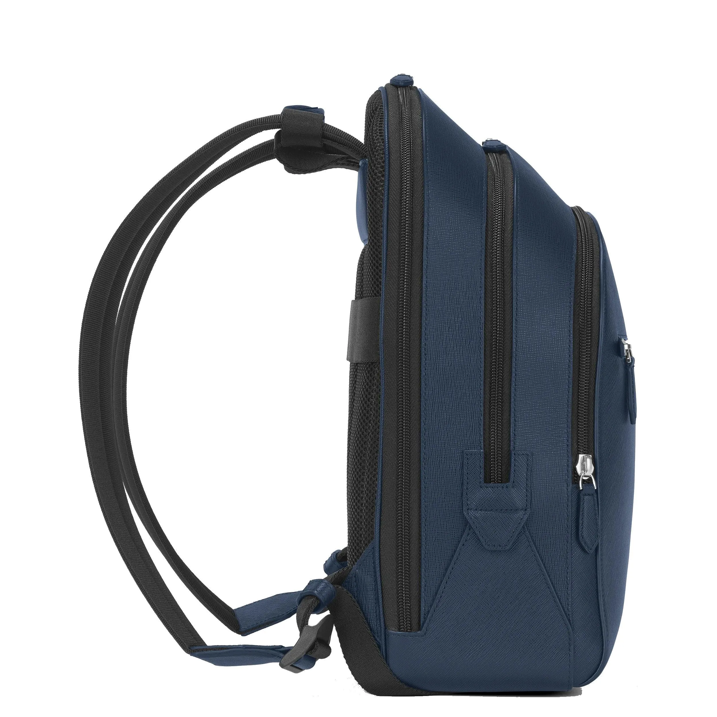 Montblanc Medio backpack 3 blue tailoring compartments 131716