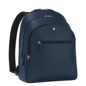 Montblanc Medio backpack 3 blue tailoring compartments 131716