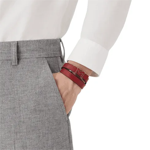 Montblanc Montblanc M's logo bracelet Mp 129501