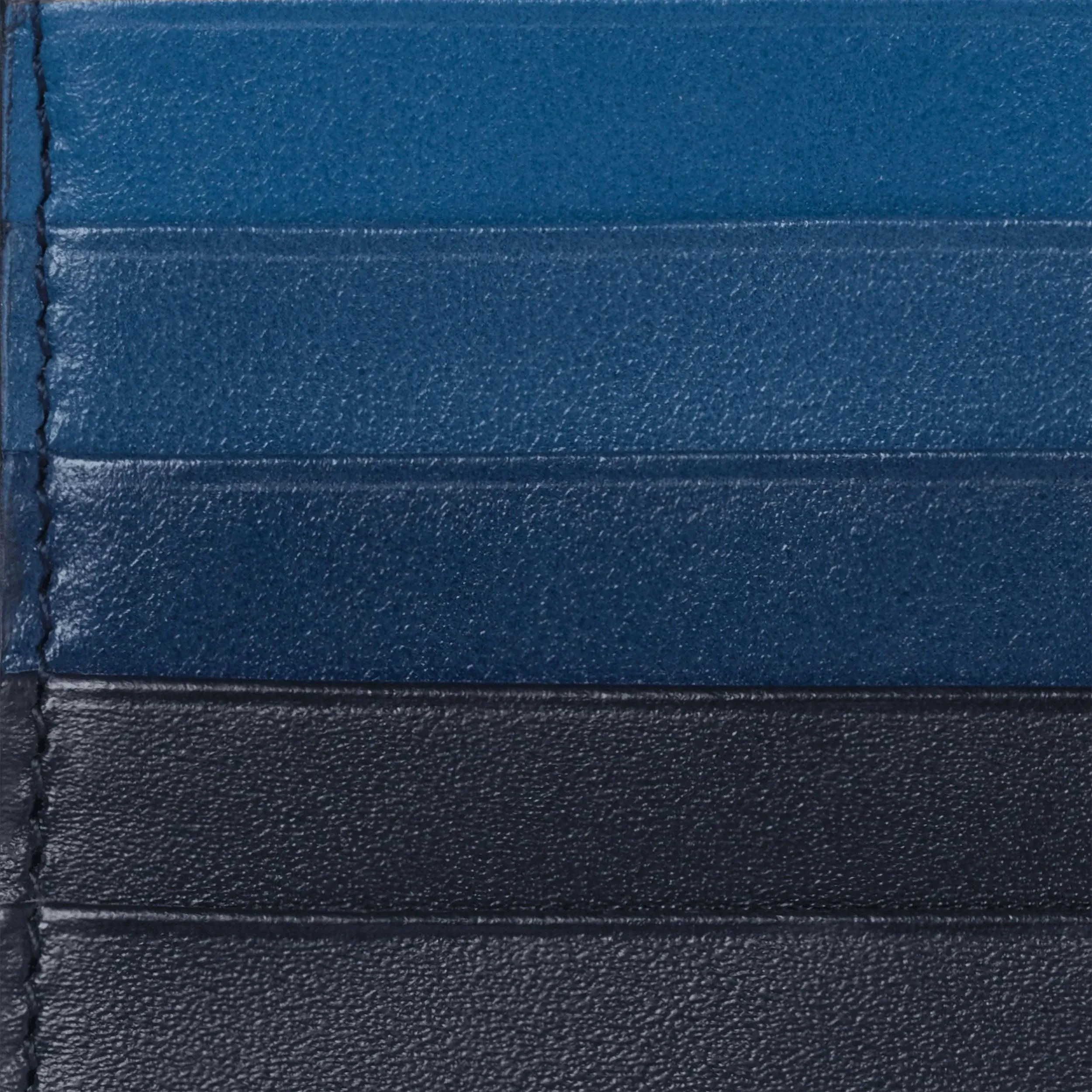 Montblanc pocket custody Meisterstück 5 compartments with navy blue zipper to gradation 126217