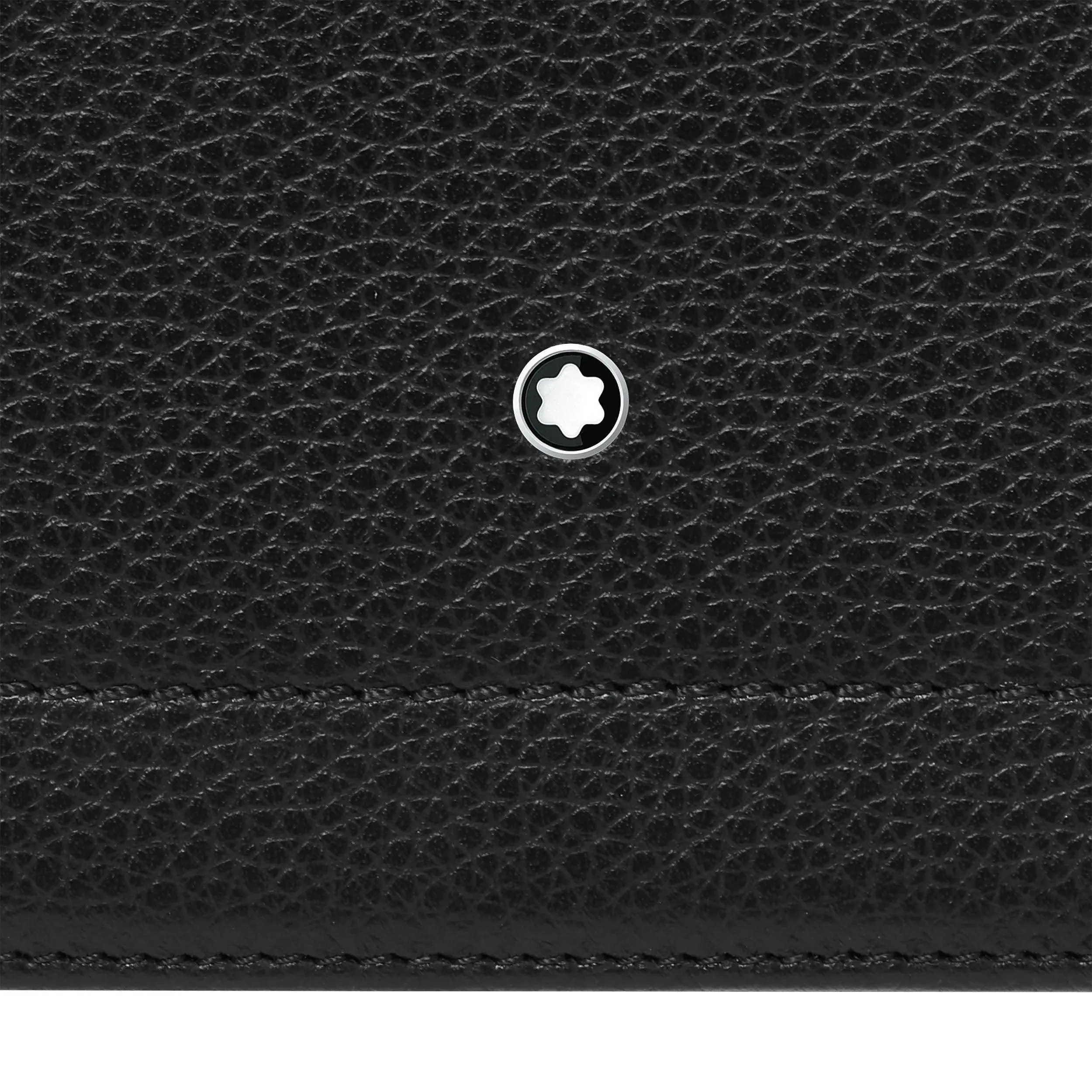 Montblanc Portablocco with mesitherstück soft grain black 126232 pockets