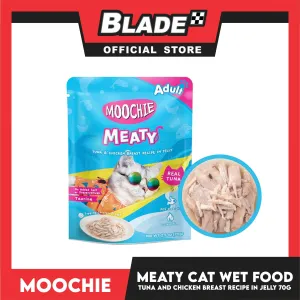 Moochie Meaty Tuna and Chicken Breast Recipe in Jelly 70g