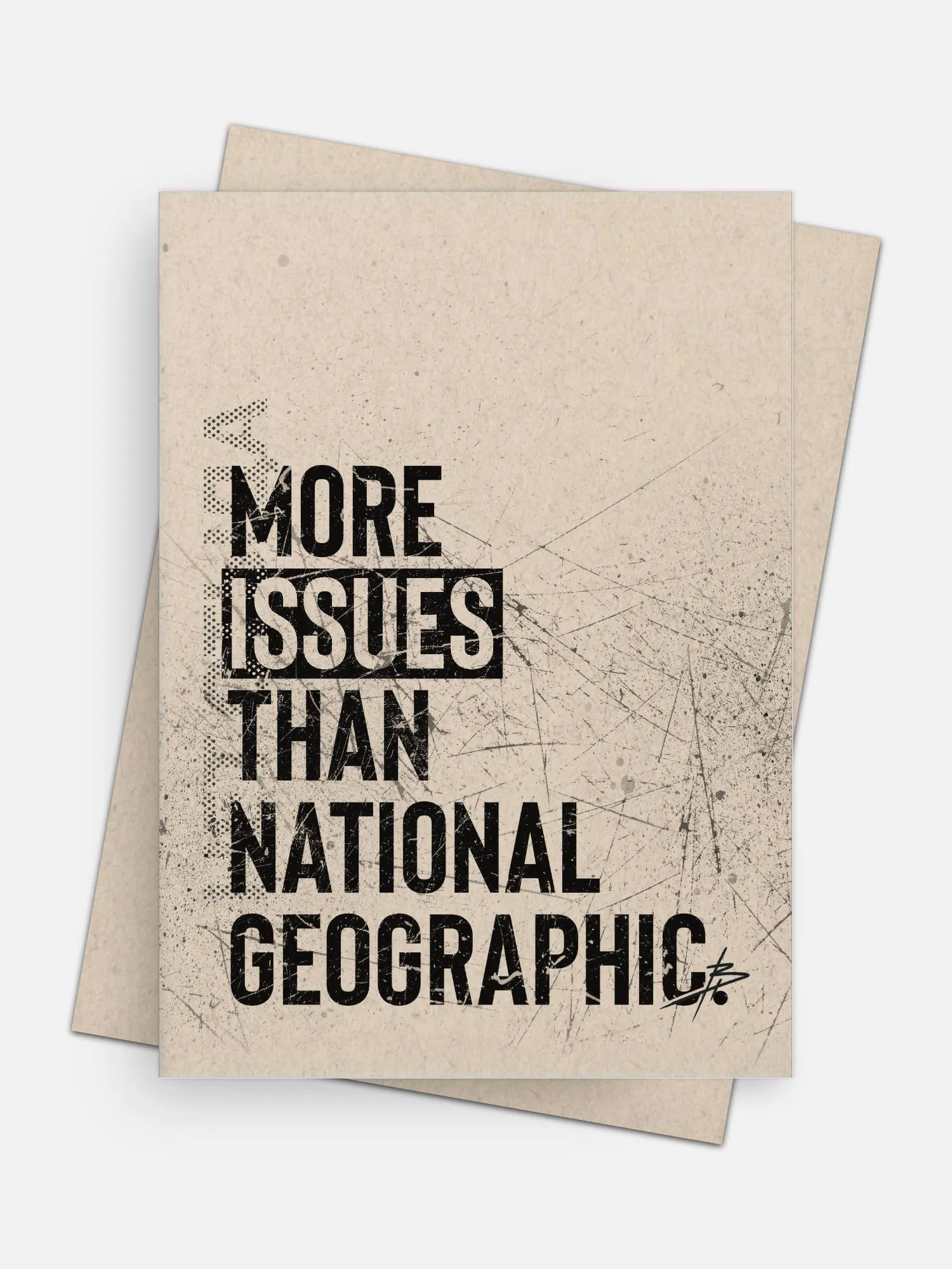 More Issues Than National Geographic Empathy Card