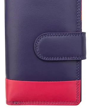 Multi Color Bi-Fold Leather Wallet