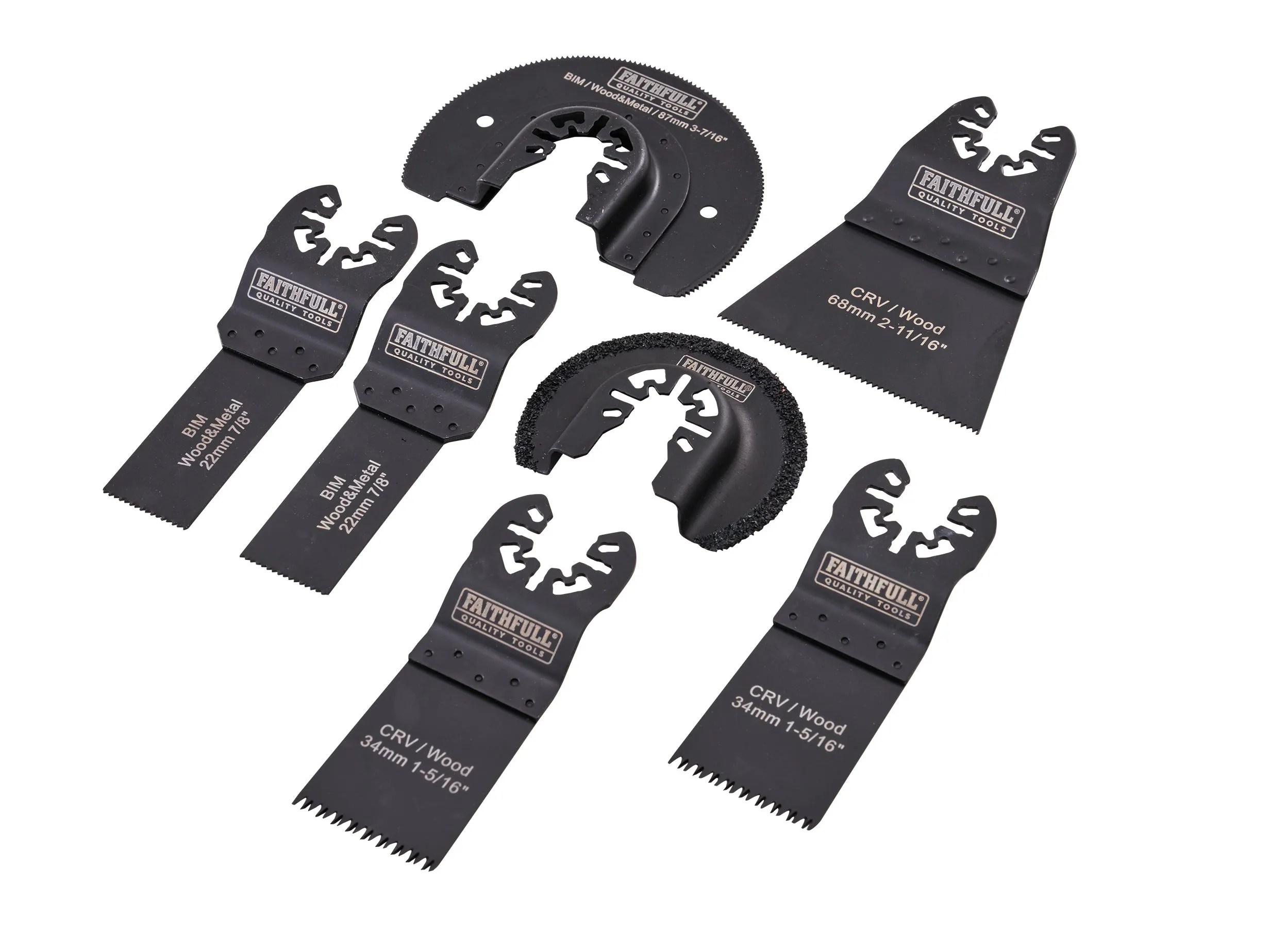 Multi Tool Blades 32mm (Pack 7) set