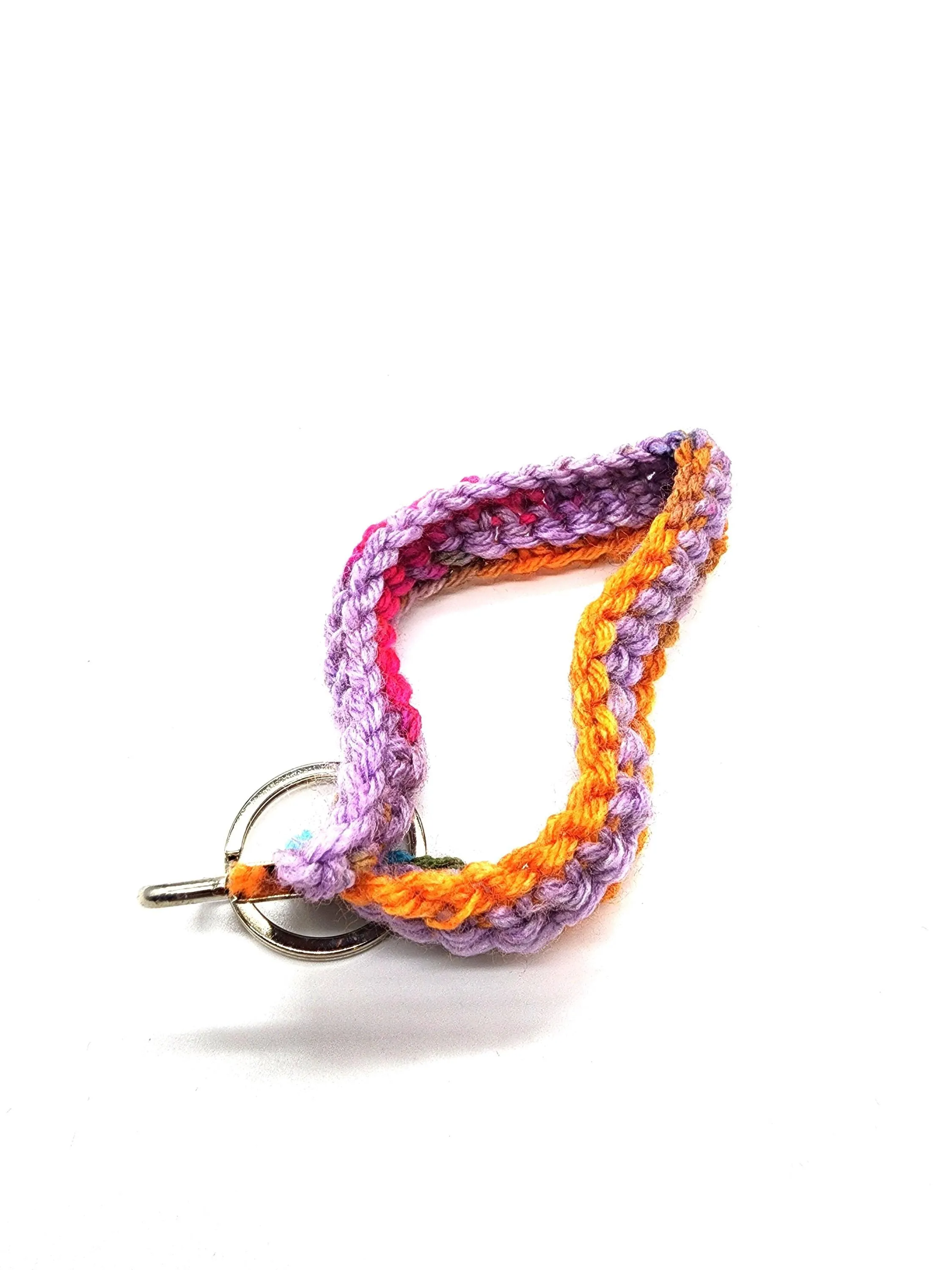 Multicolored Key Fob Wristlet