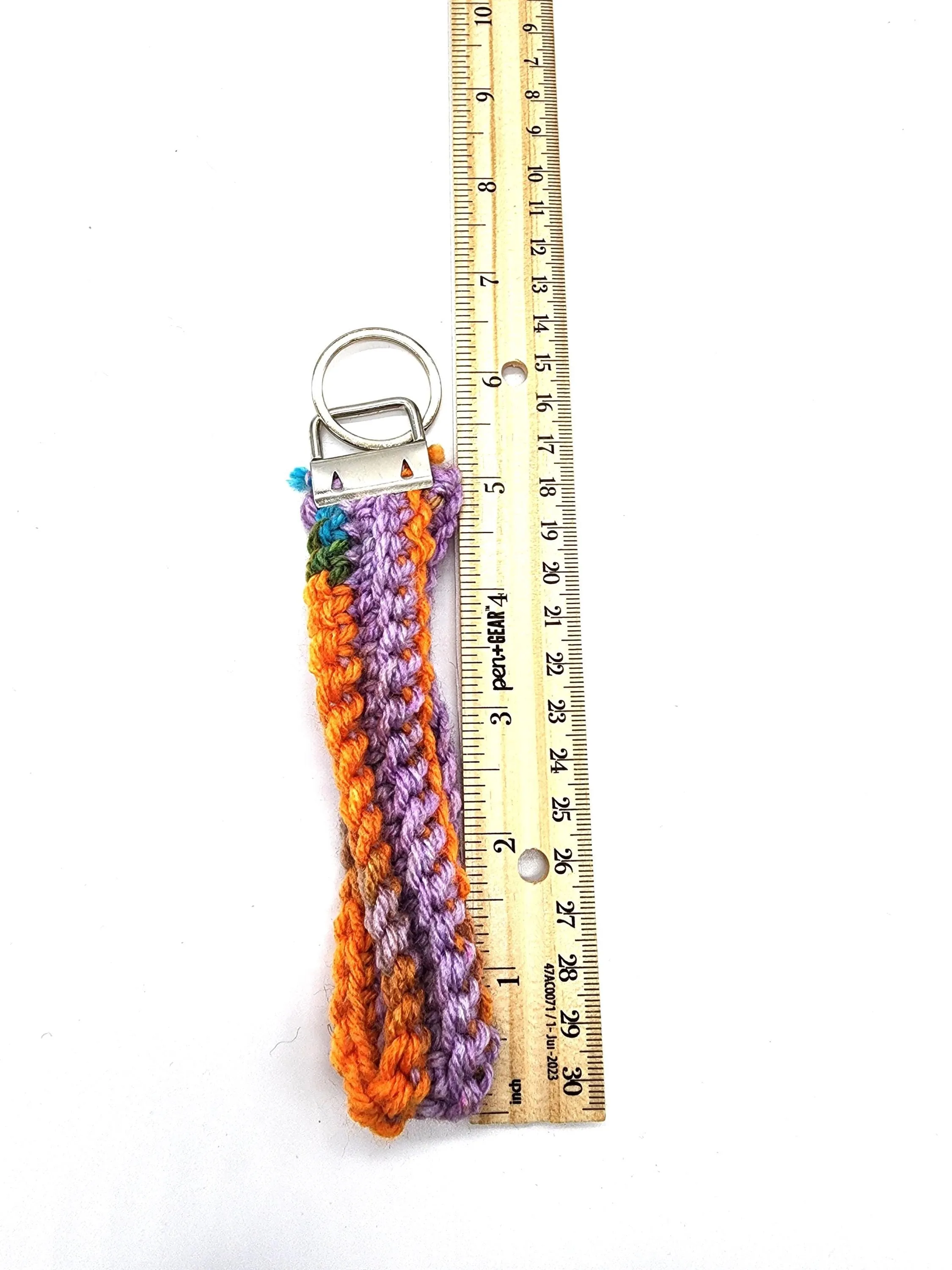 Multicolored Key Fob Wristlet