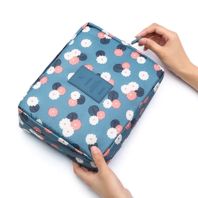 Multifunction Women Outdoor Storage Bag Toiletries Organize Cosmetic Bag Portable Waterproof Female Travel Make Up Cases