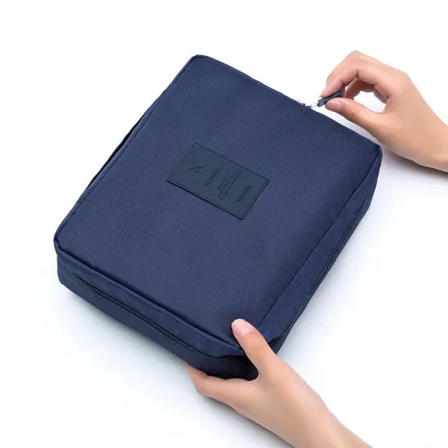 Multifunction Women Outdoor Storage Bag Toiletries Organize Cosmetic Bag Portable Waterproof Female Travel Make Up Cases