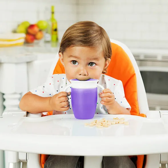 Munchkin Miracle® 360° Trainer Cup - 7oz with Lid (Purple)