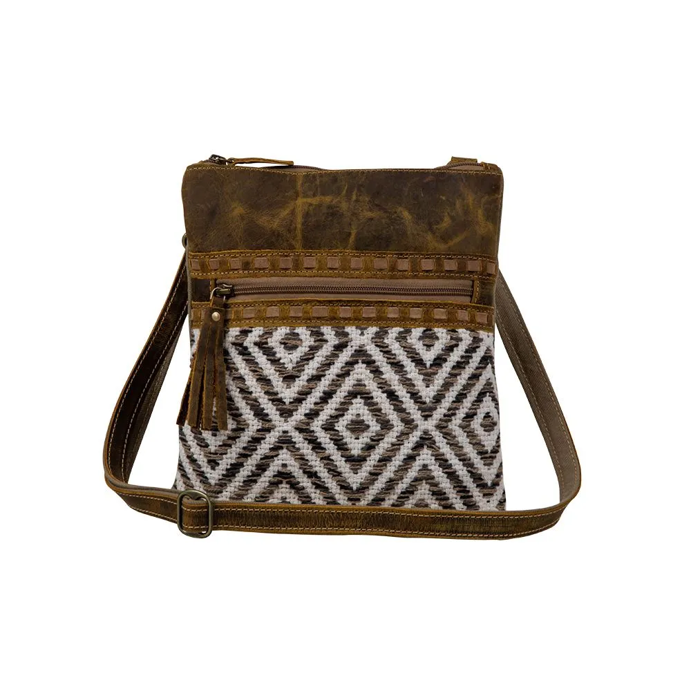 Myra Sand Weaver Small & Crossbody Bag