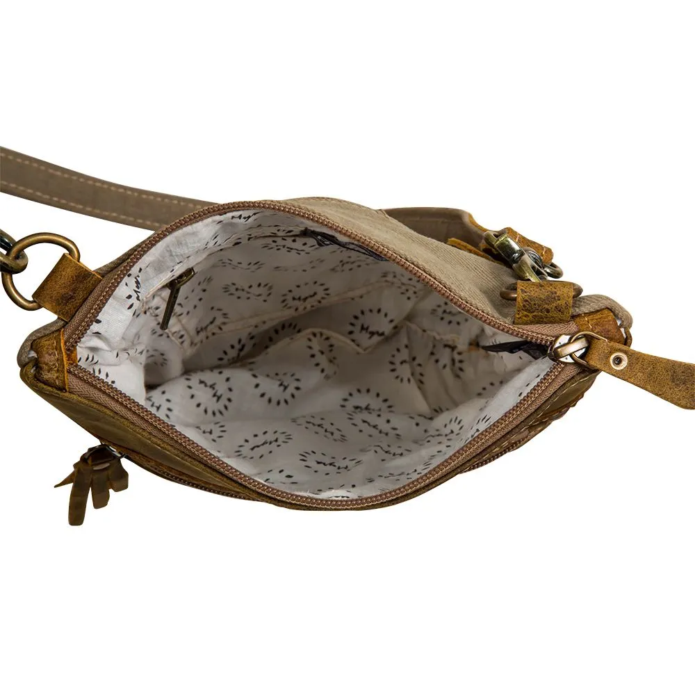 Myra Sand Weaver Small & Crossbody Bag