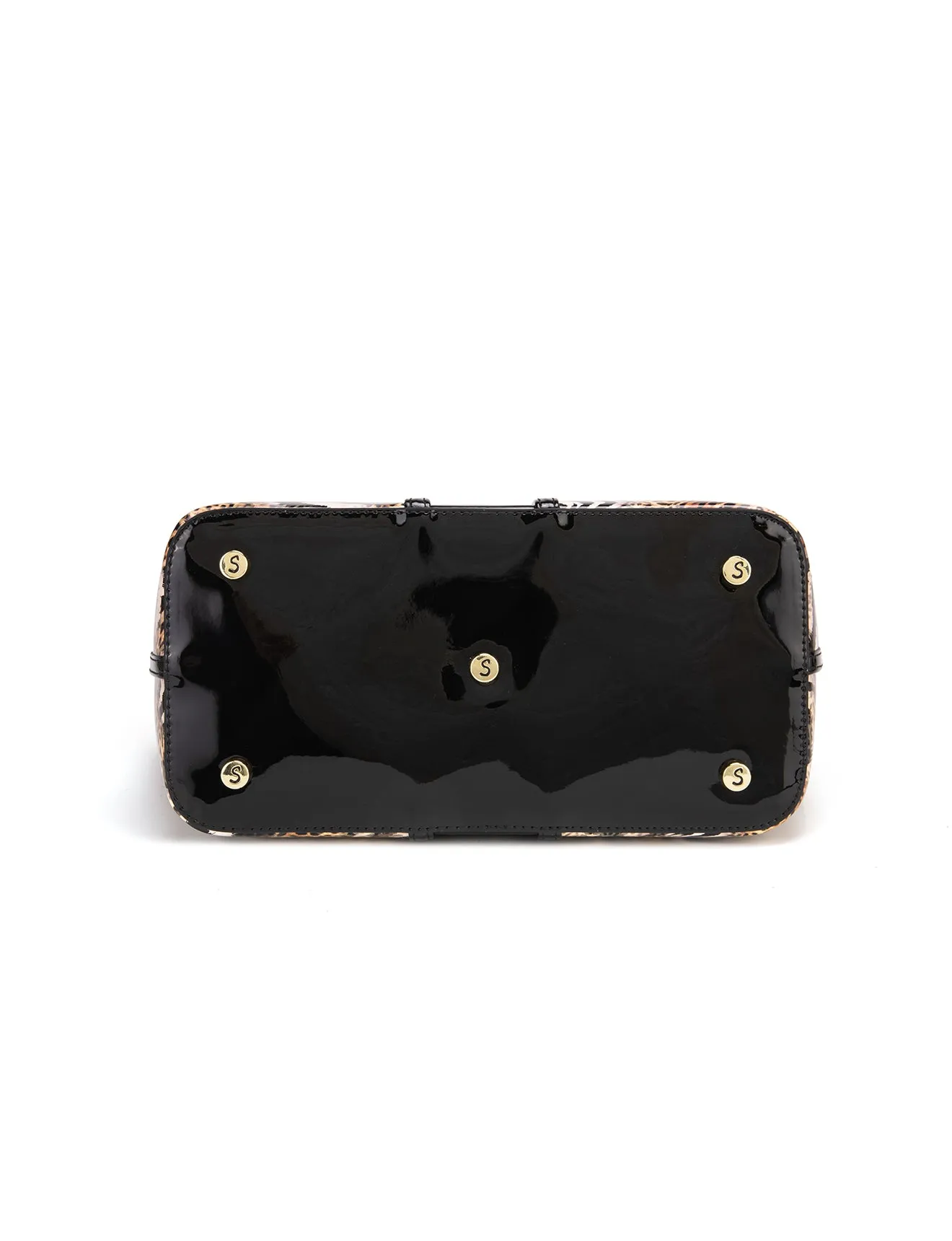 NALA MED GRIP HANDLE LEATHER BAG- SF5-0292