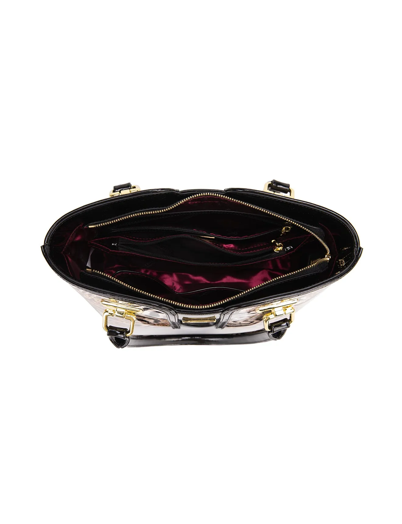 NALA MED GRIP HANDLE LEATHER BAG- SF5-0292
