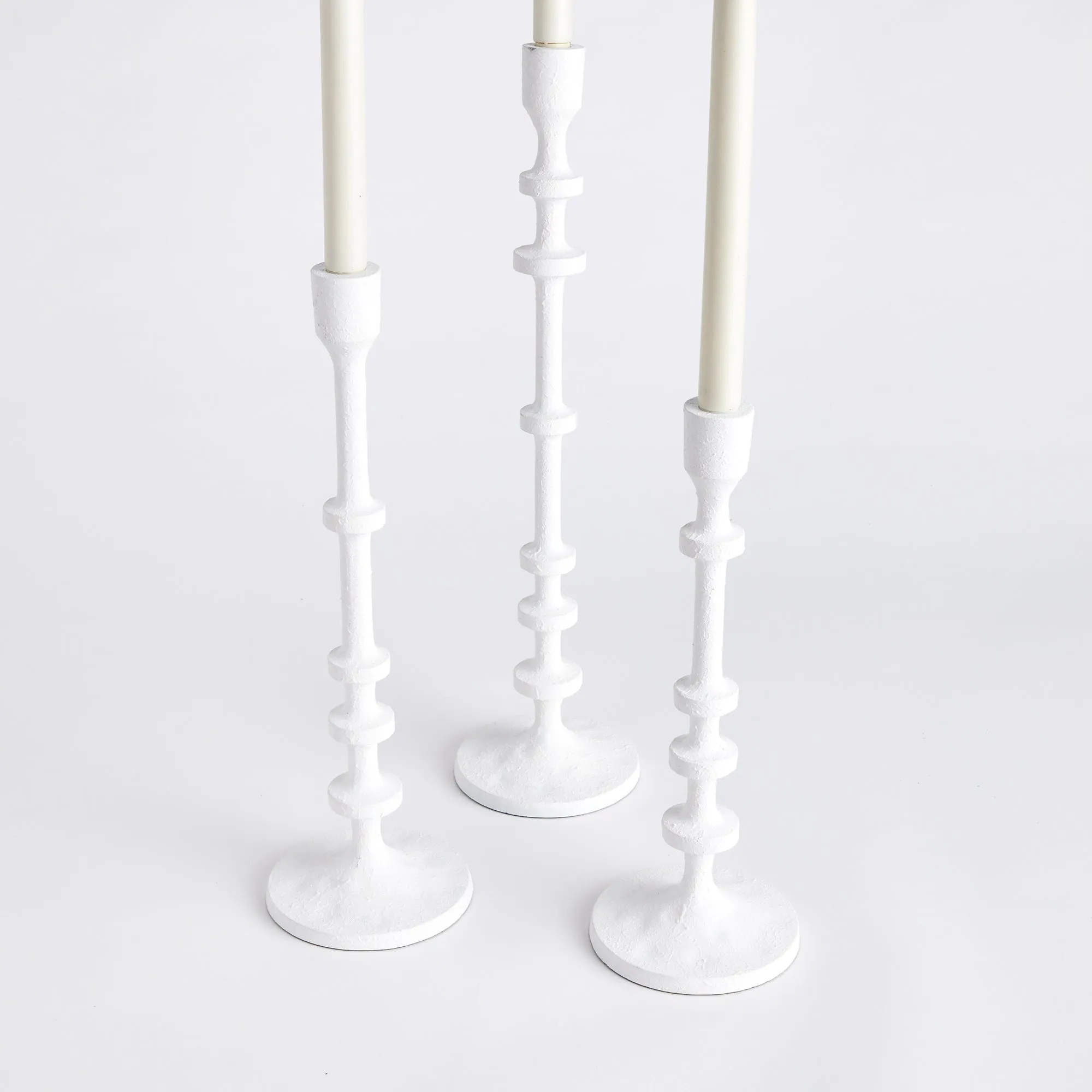 NAPA Home & Garden, ABACUS TAPER HOLDERS, SET OF 3,N3RB04WH