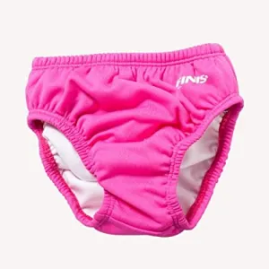 New in package! Reusable Finis Girl's Swim Diaper in Pink, Sz 3T  (34-41 Lbs)