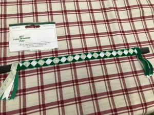 New iv horse dark brown leather pony browband green and white FREE POSTAGE*