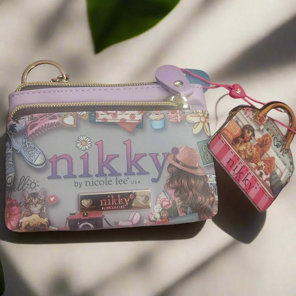 NIcole lee Nikki World coin purse