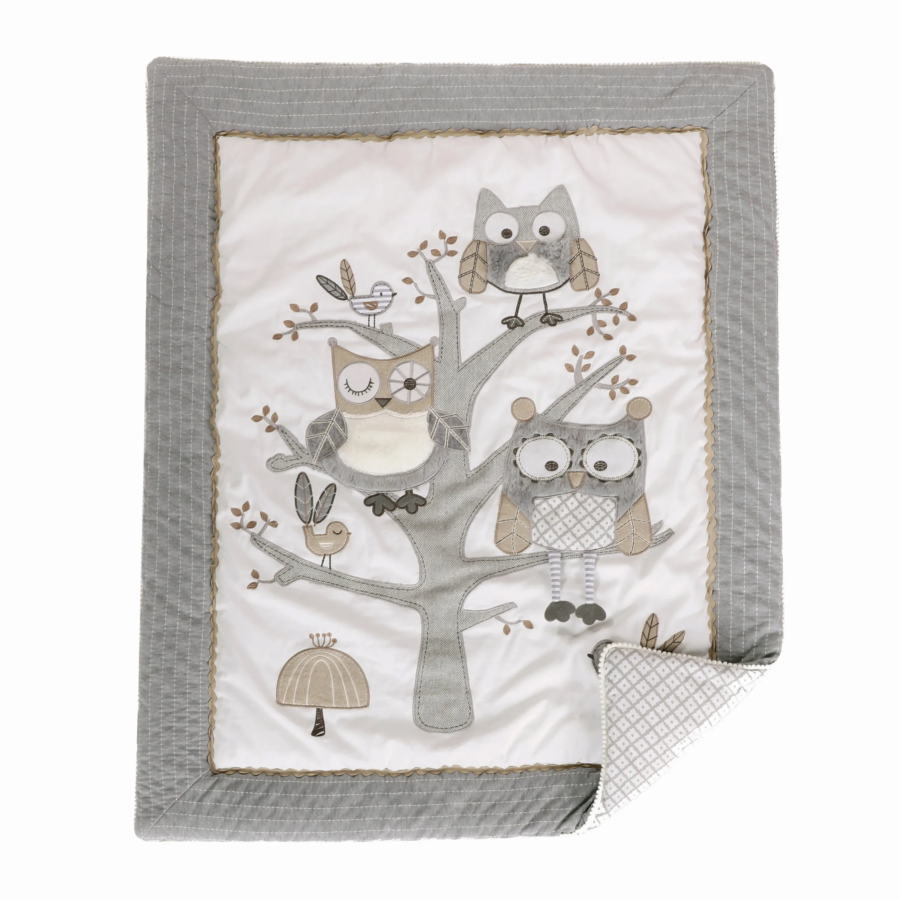 Night Owl 5PC Crib Bedding Set