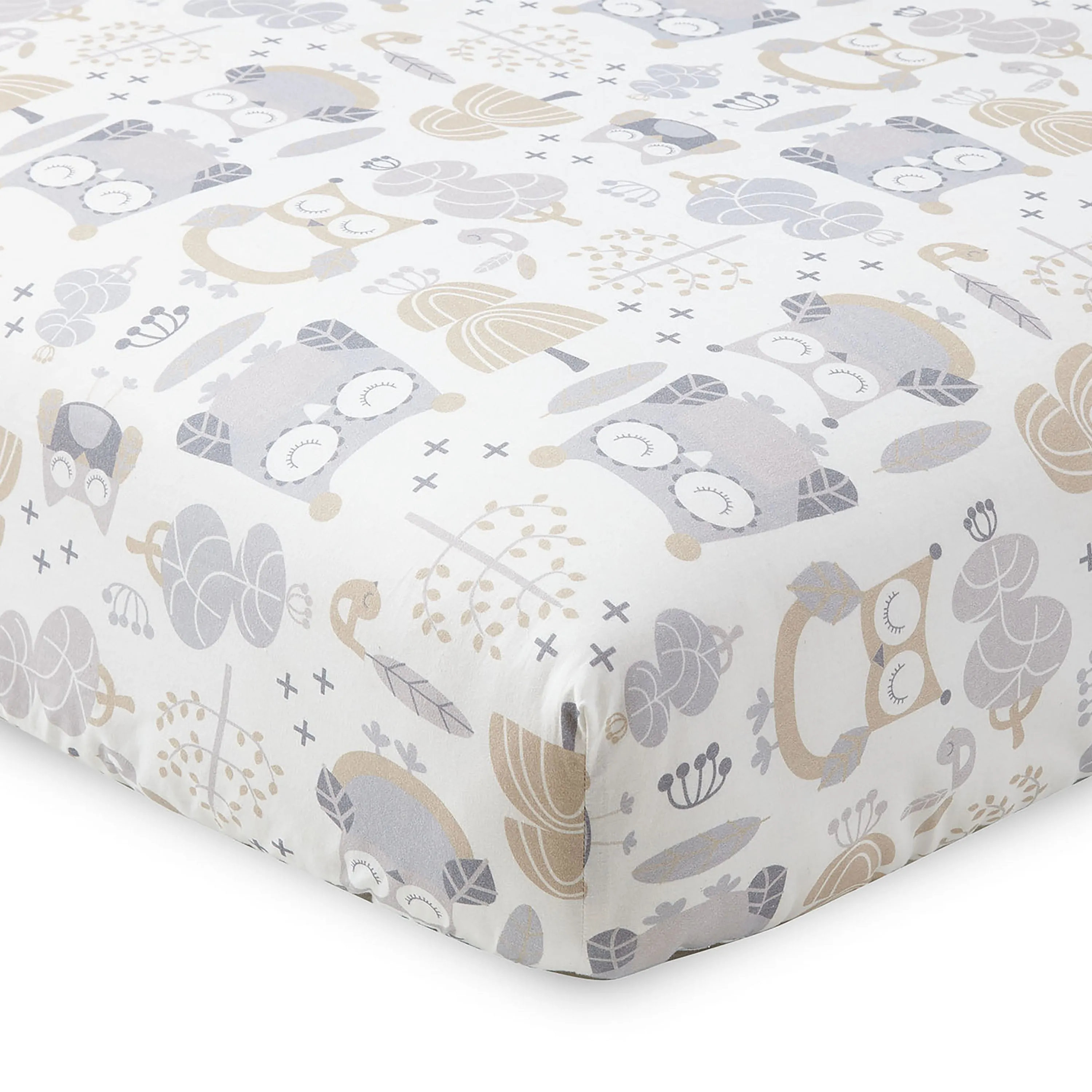 Night Owl 5PC Crib Bedding Set