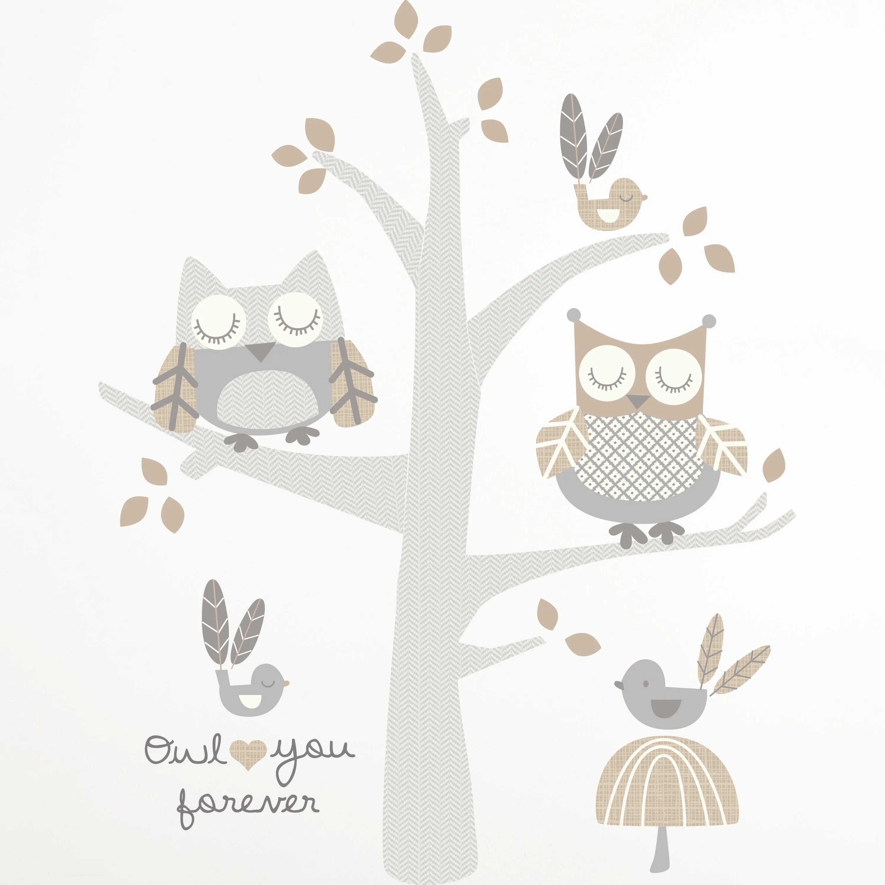 Night Owl 5PC Crib Bedding Set