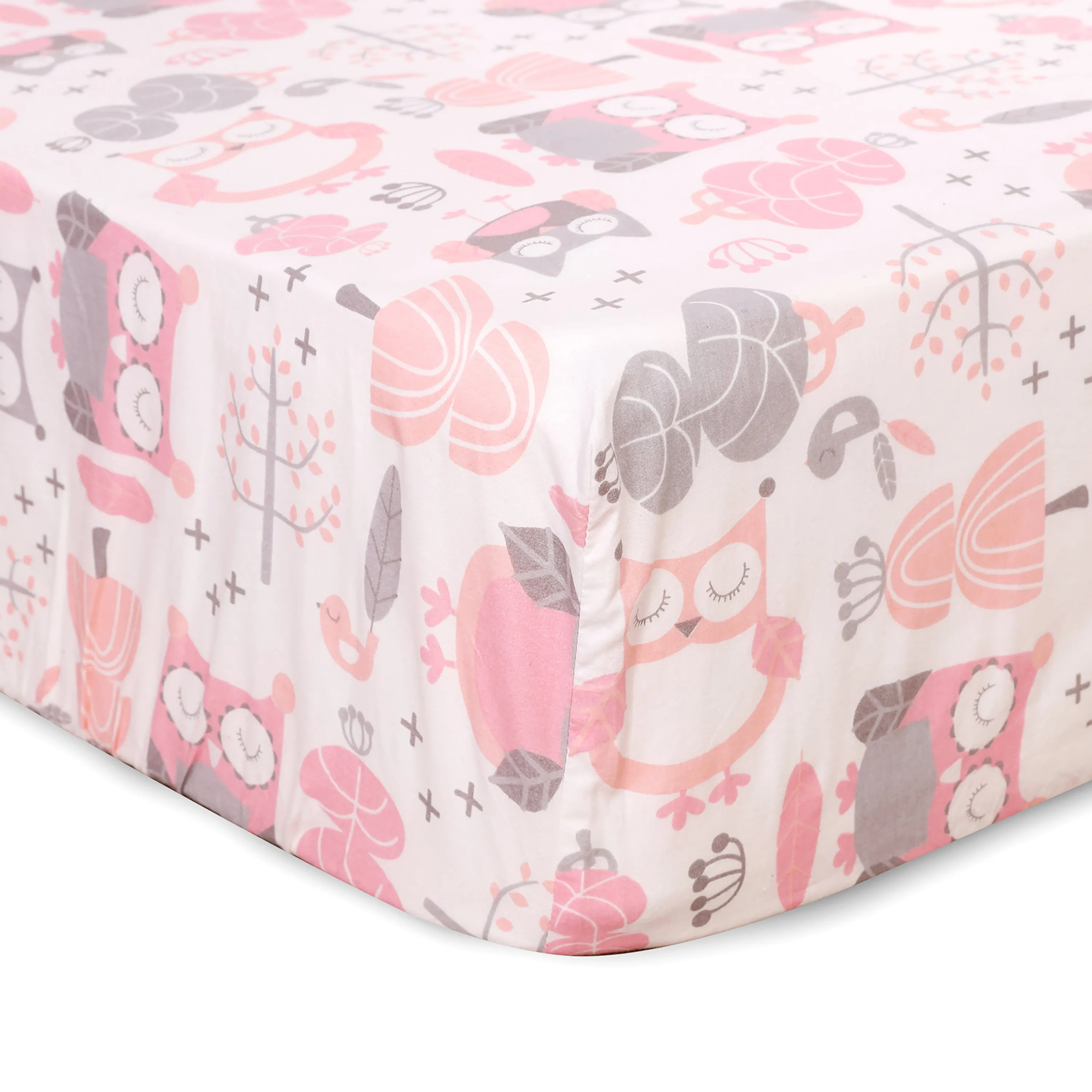 Night Owl 5PC Crib Bedding Set