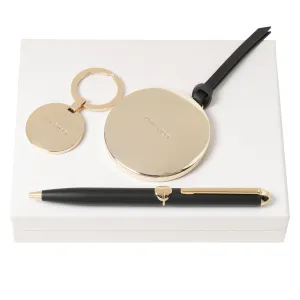 Nina Ricci RPBGK928A-Set Medaillon (ballpoint pen, key ring & mirror)
