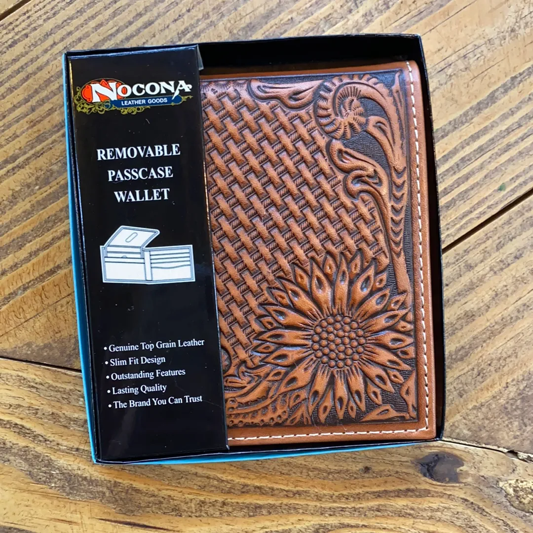 Nocona Sunflower Bi-Fold Wallet