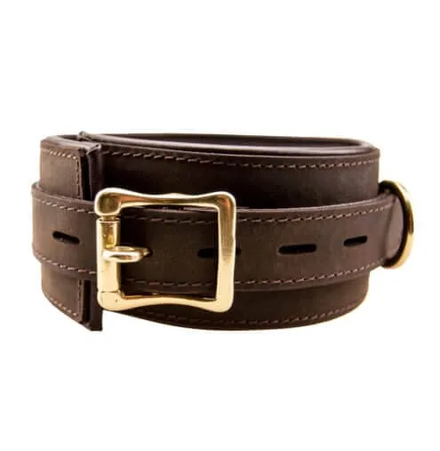 Nubuck Leather Collar