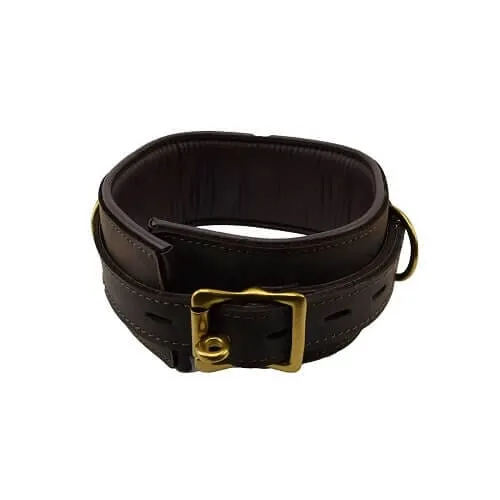 Nubuck Leather Collar