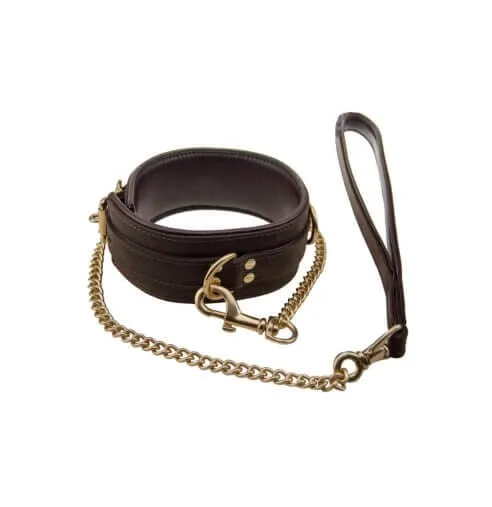 Nubuck Leather Collar