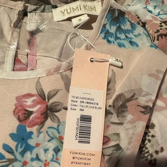 NWT Yumi Kim Tie Me Over Dress  Floral Size S- MSRP $228