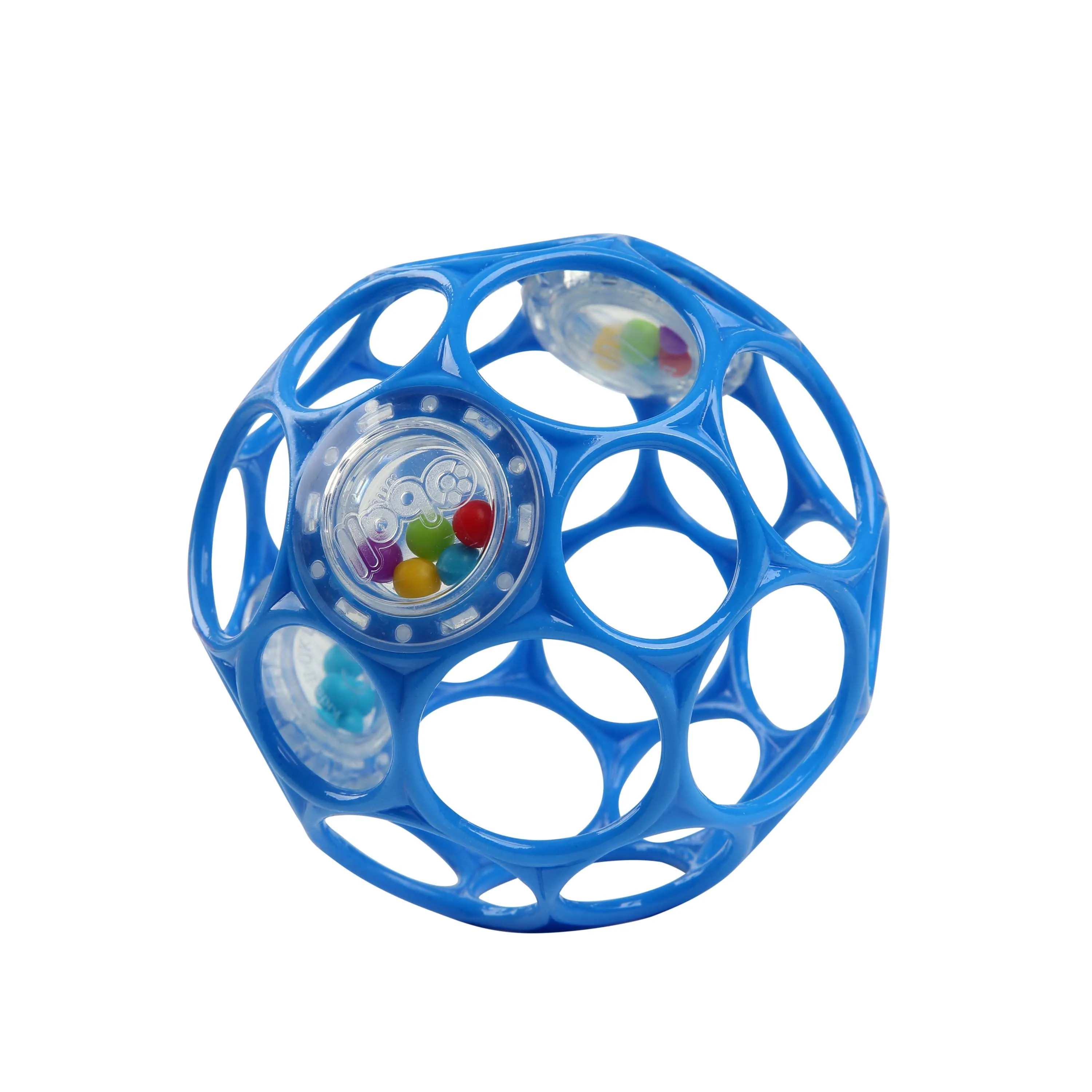 O Ball 4" Rattle - Blue