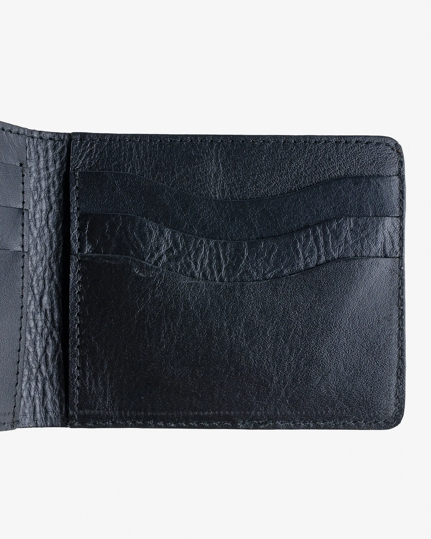 OGL Kingsman Classic Bi Fold Wallet - Tumbled Black