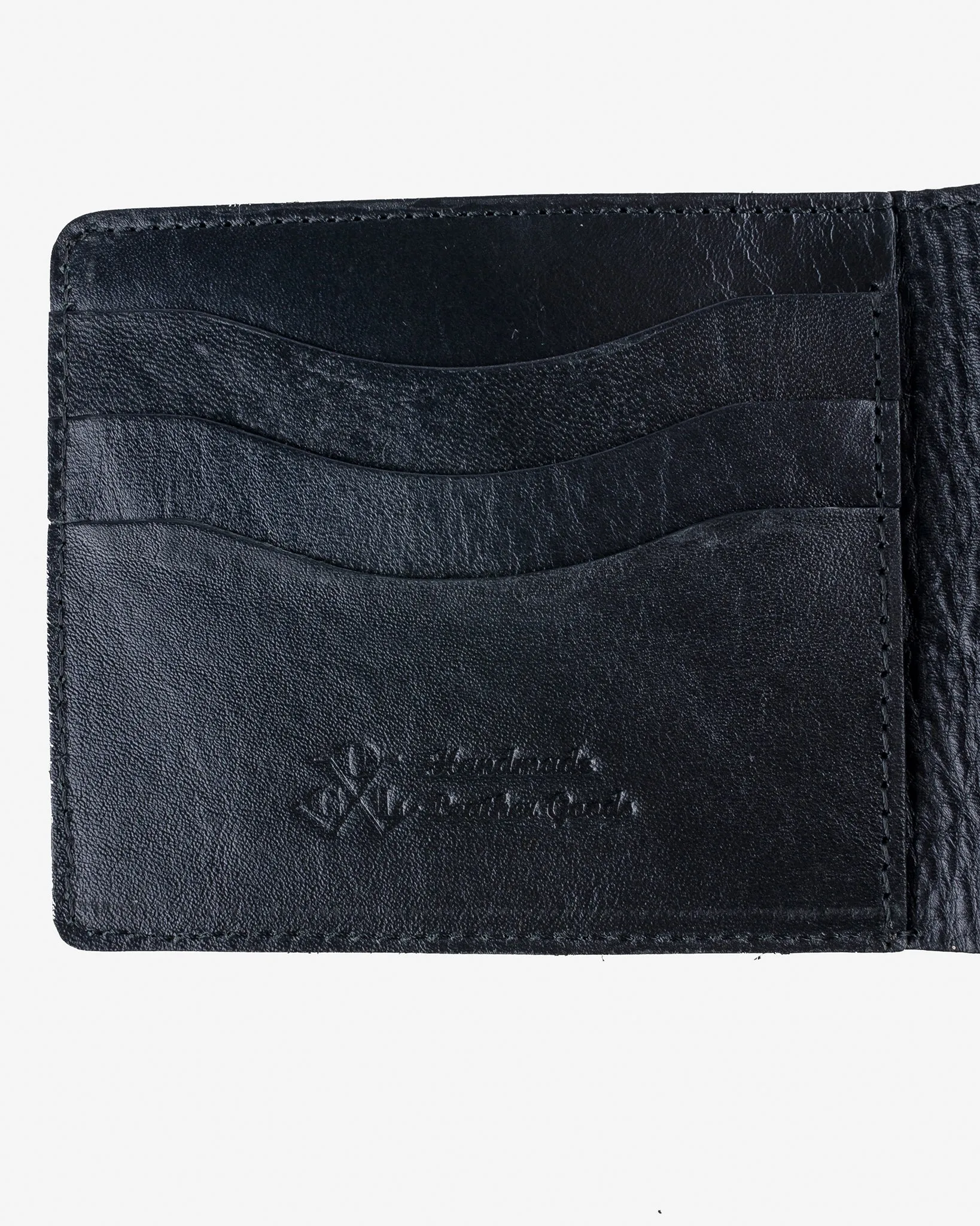 OGL Kingsman Classic Bi Fold Wallet - Tumbled Black