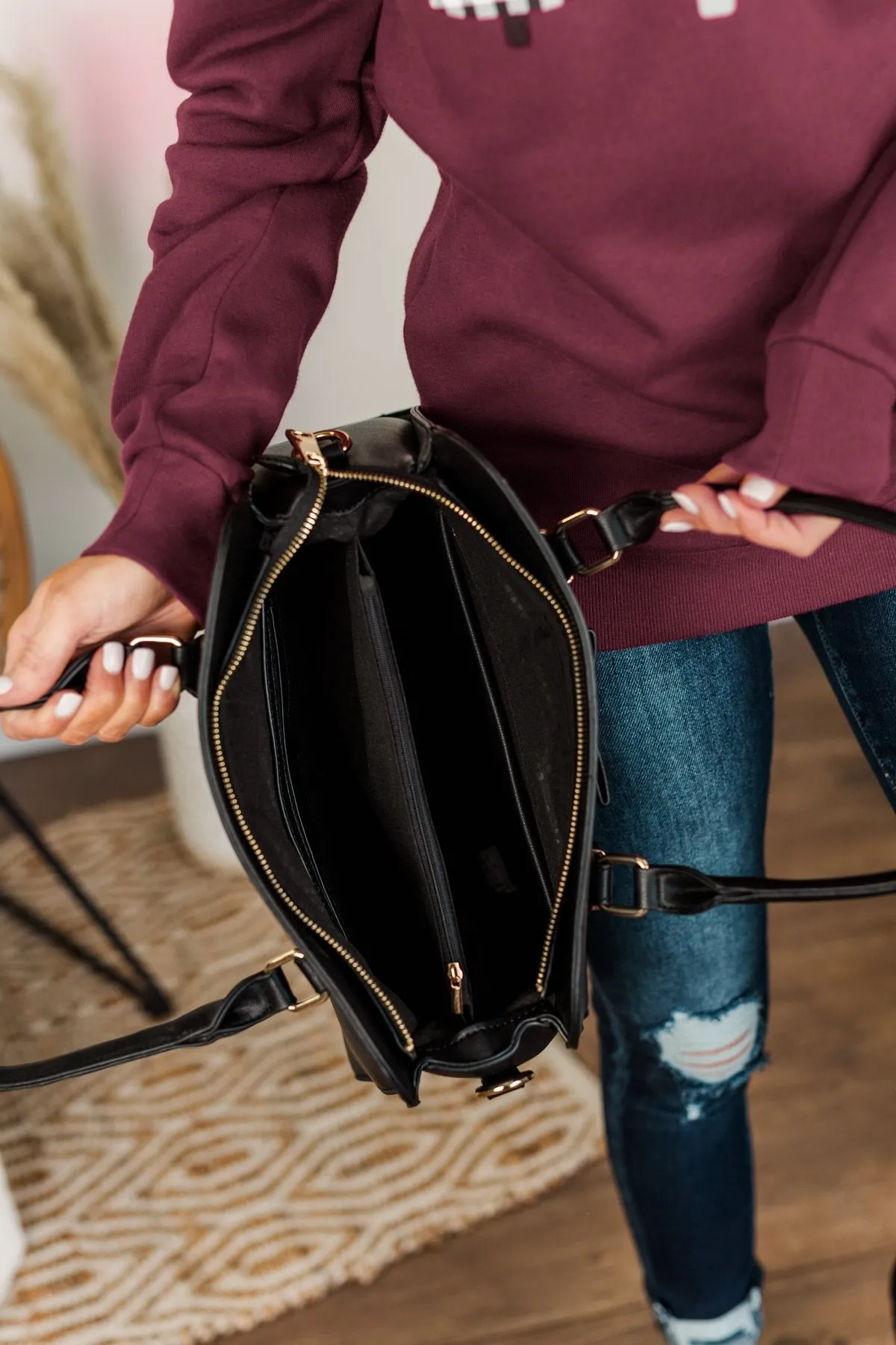 One & Only Day-To-Day Purse- Black