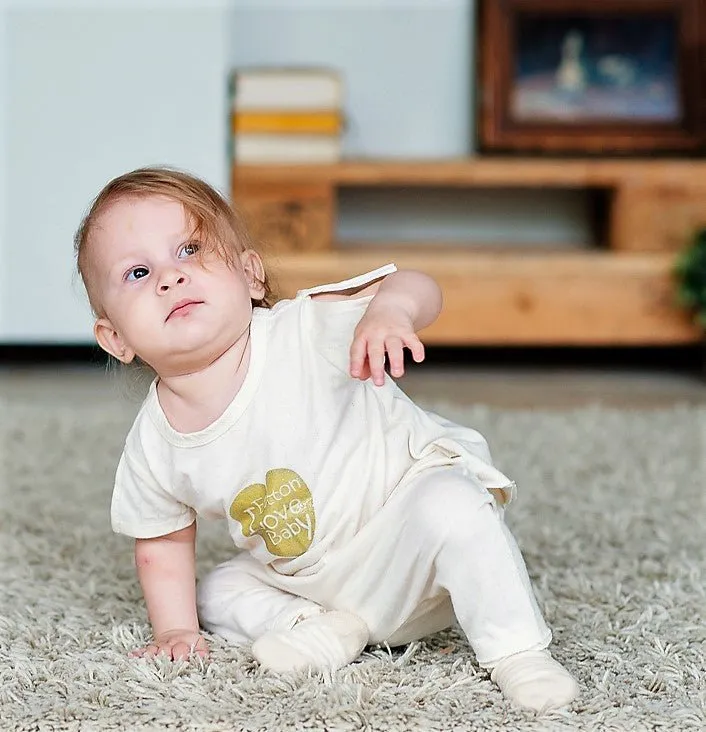 Organic Baby Girls Summer Clothes | Tee & Shorts Set