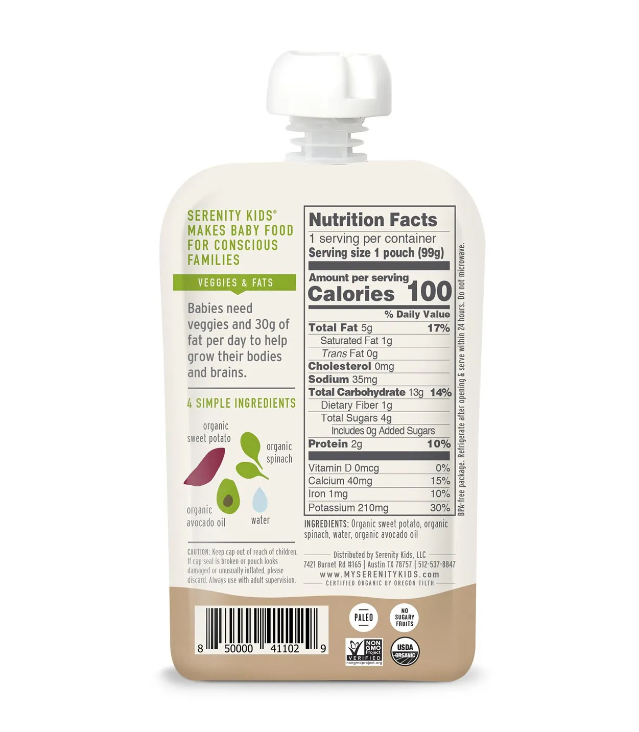 Organic Savory Veggies Baby Food Variety Pack
