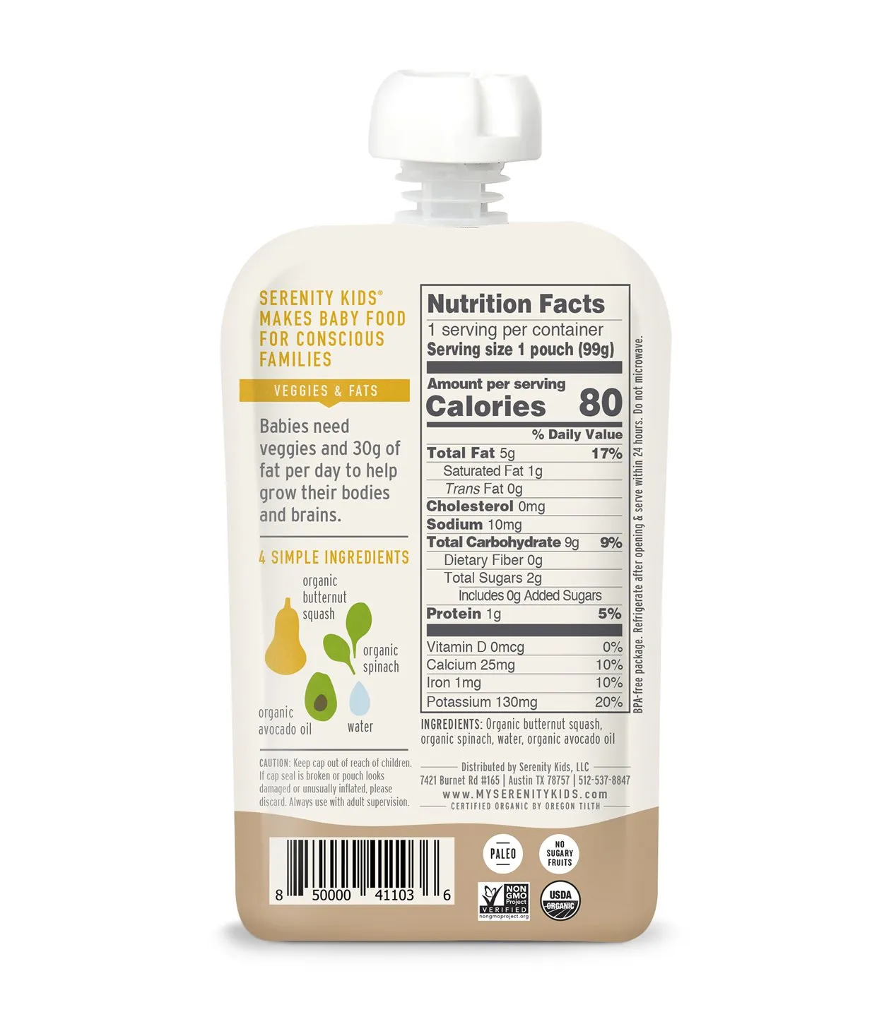 Organic Savory Veggies Baby Food Variety Pack