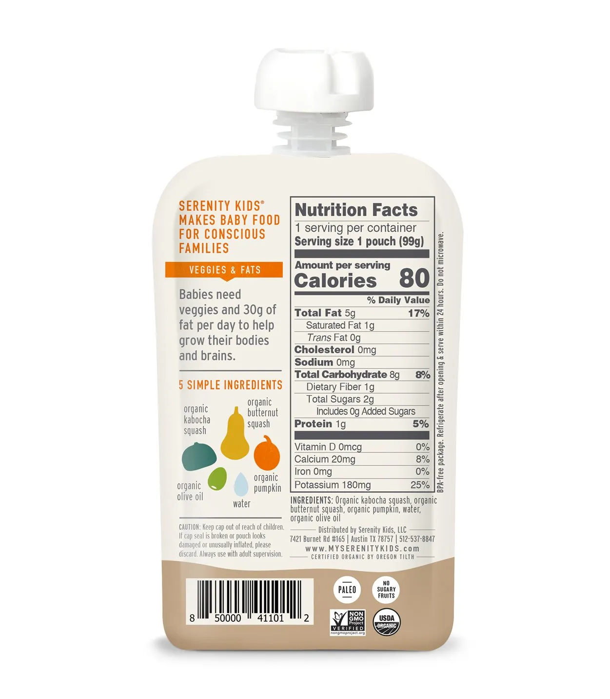 Organic Savory Veggies Baby Food Variety Pack