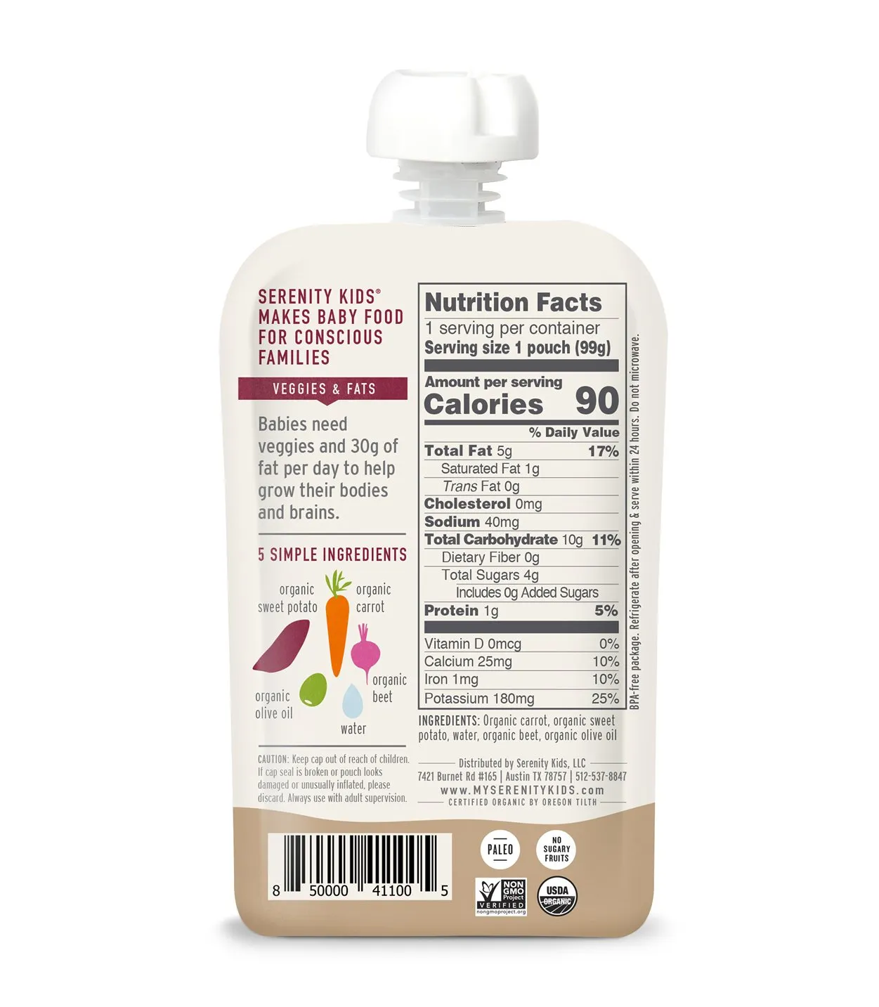 Organic Savory Veggies Baby Food Variety Pack