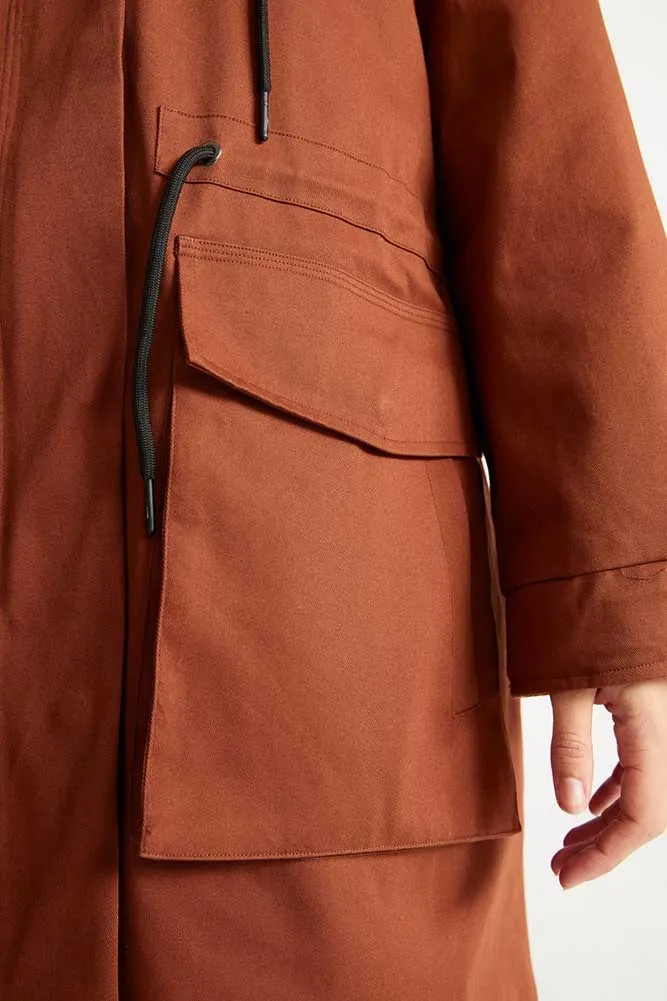 Oversized Parka Coat