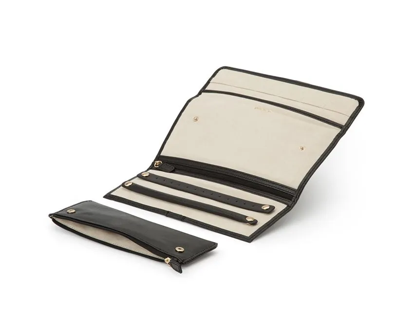 Palermo Jewelry Roll - Black