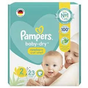 PAMPERS Newborn Baby Dry S2 Diaper 23s