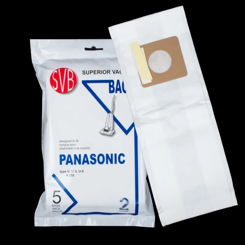 Panasonic Paper Bag Type "U" , "U3" & "U6"