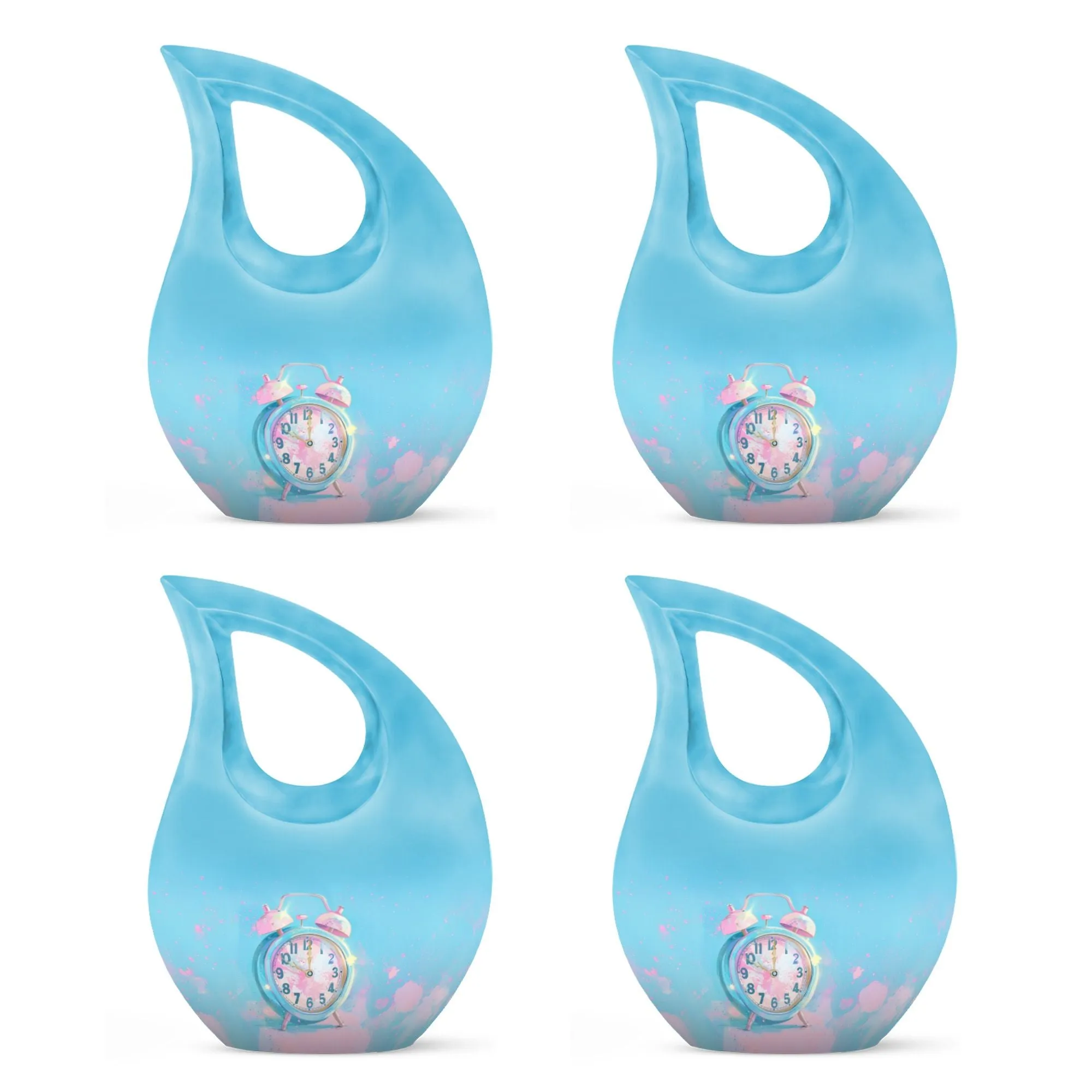 Pastel Moments A Small Urn For Ashes - 10 Inch Size Aluminium Urn