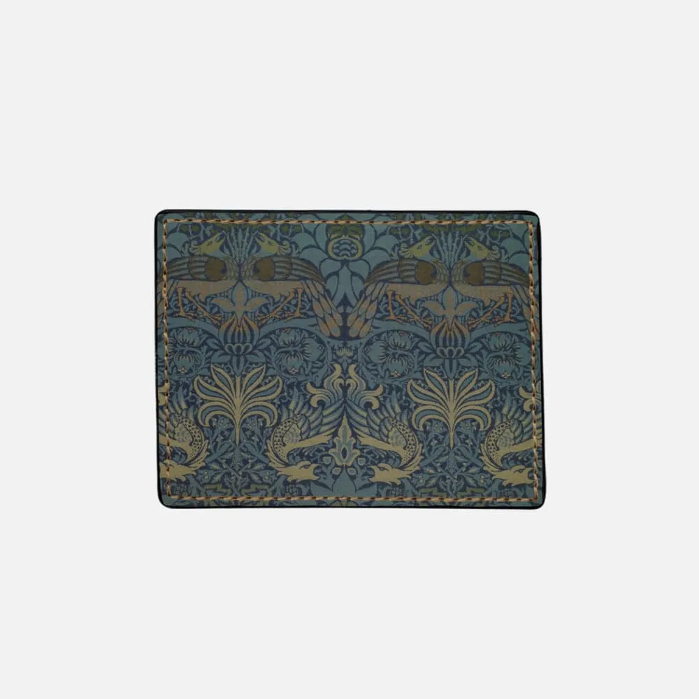 Peacock & Dragon Card Holder Wallet