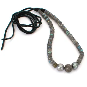 Pearl Labradorite Necklace