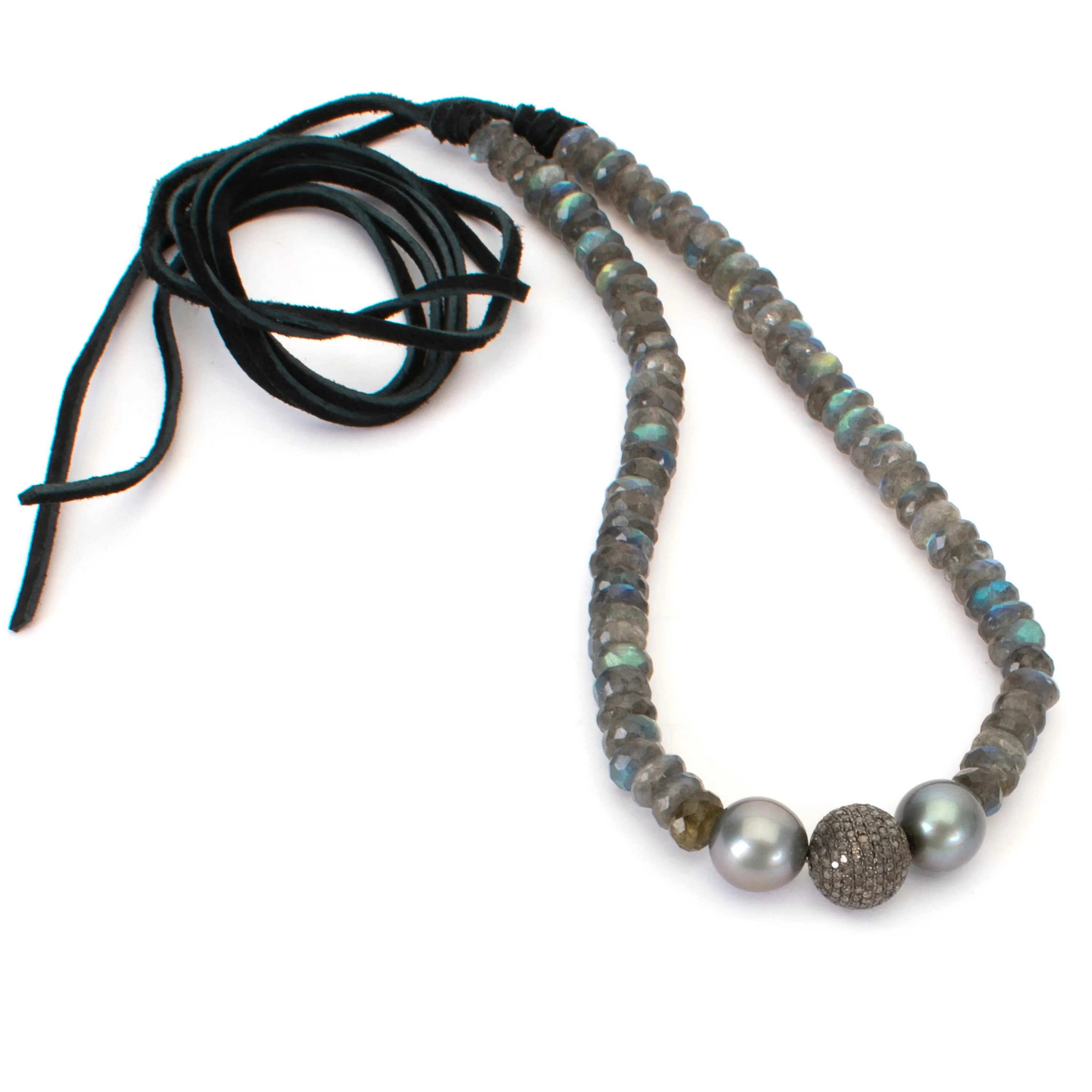 Pearl Labradorite Necklace