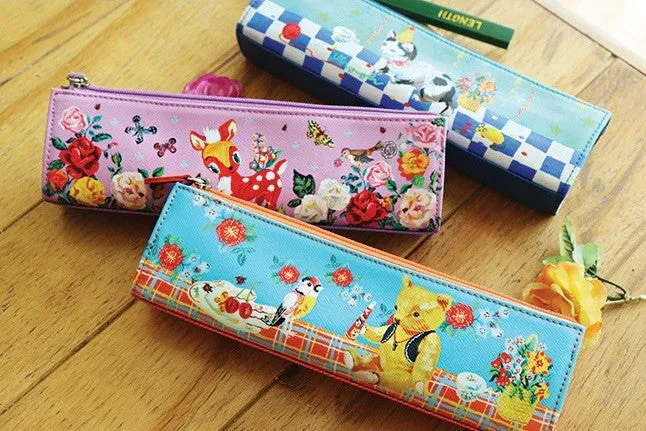 Pencil Case By Nathalie Lete - Kitty
